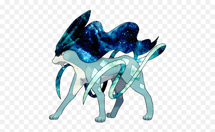 Star Pokemon Gifs - Desenho Do Suicune Emoji,My Emotions Are Confused Gif