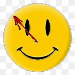 Doomsday Watchman Superman Sticker - Smiley Face Watchmen Button Emoji,Superman Emoticon For Facebook