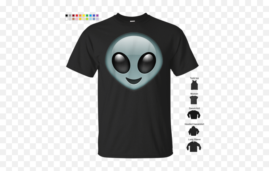 Emoji T - Shirt Sleepy Face Chitaamobi,Smiley Face Emoticon Shows Up As An Alien