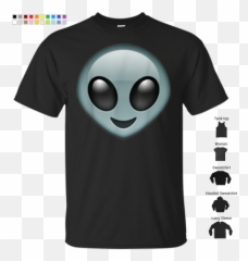 Emoji T - Shirt Sleepy Face Chitaamobi,Smiley Face Emoticon Shows Up As An Alien