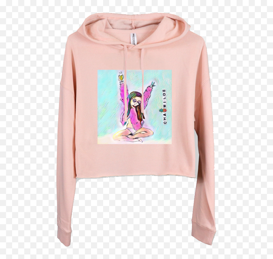 Cropped Hoodie She Is A Galaxy Of Dancing Emotions U2014 Cha Wilde Emoji,Protective Emotions