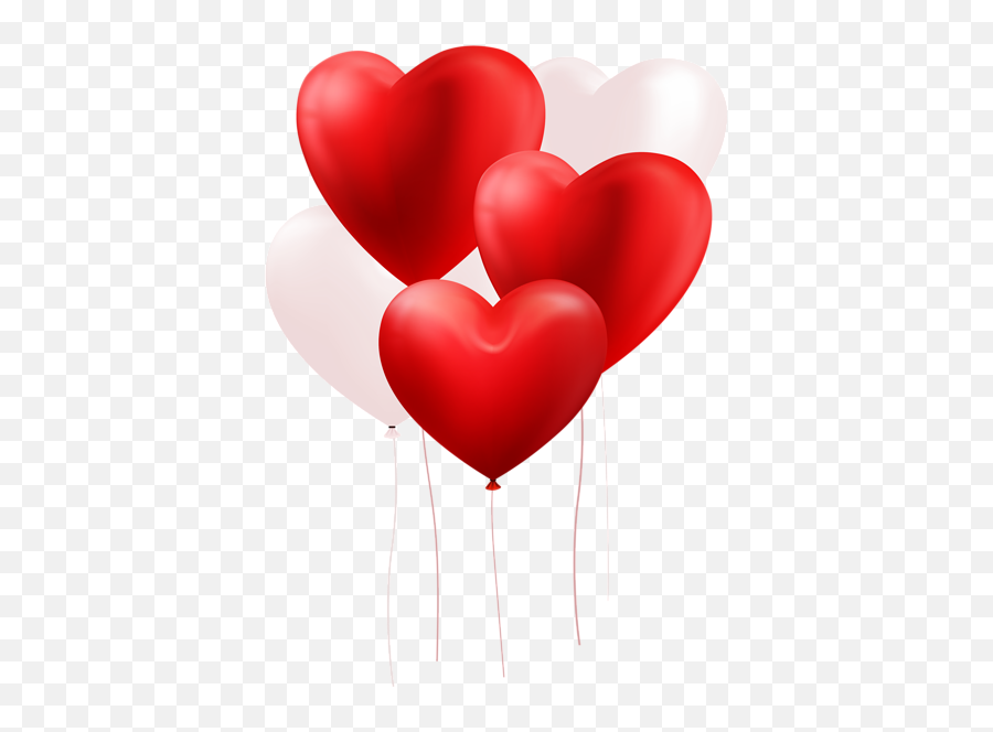 Heart Balloons Clip Art Png Image - Amor Corazon Enamorado Emoji,Valentine Emoji