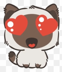 Cute Catsu201d Stickers Set For Telegram - Blue Yellow Emoji,Cute Cat Emoji Stickers