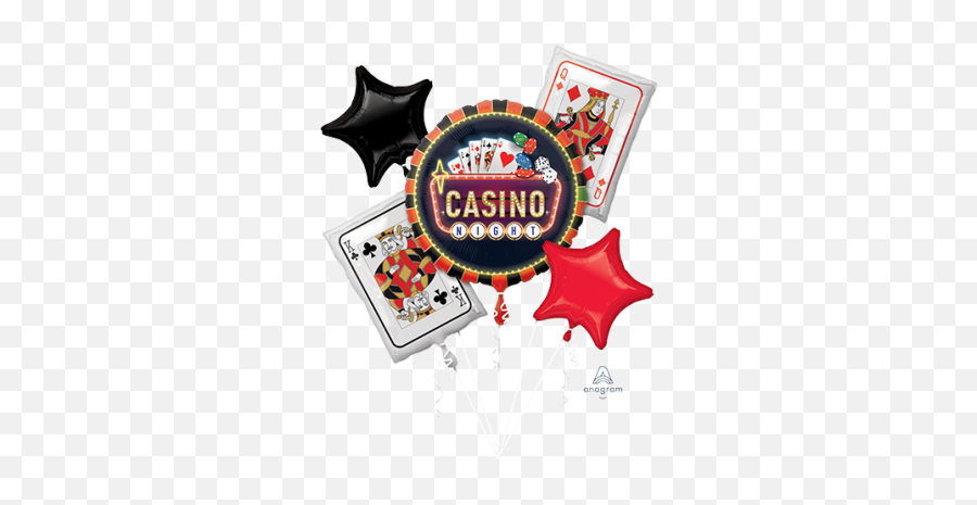 Casino Night Party Supplies And Decorations In Australia - Dodgers Balloons Transparent Background Emoji,Justice Emoji Party Supplies