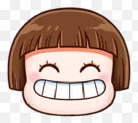 Sticker Maker - Happy Girlemoji Happy,Girl Hair Emoticon