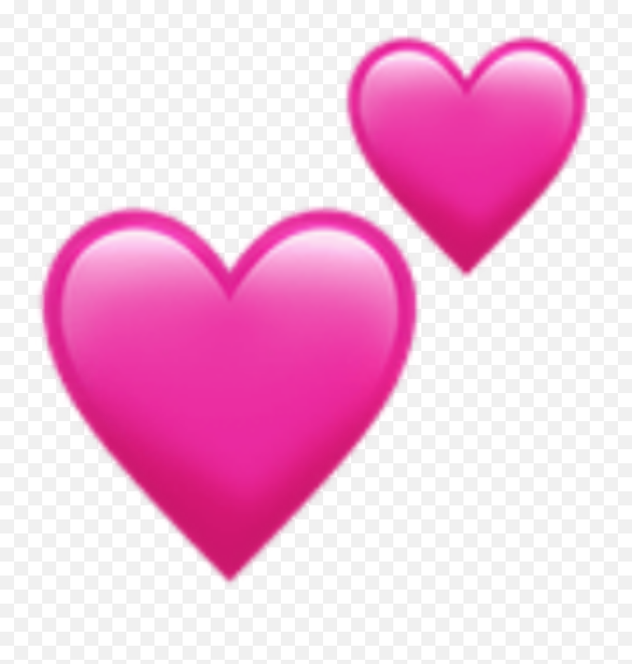 Pink Heart Hearts Emoji Sticker By - Heart Emoji Transparent Background,What Does The ?? Emoji Mean?