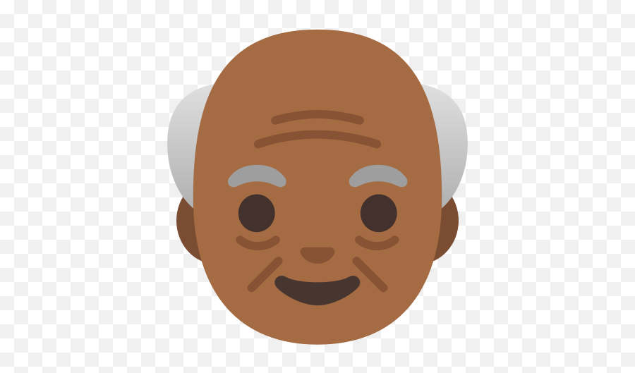 Old Man Medium - Dark Skin Tone Emoji Android Old Man Emoji,Grandpa Munster Emoji