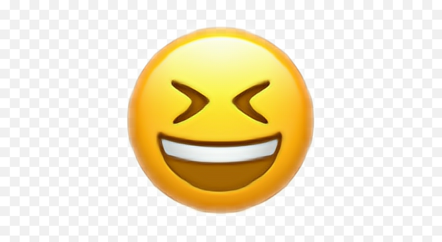 Emoji Funny Sticker - Closed Eyes Laughing Emoji,Chill Emoji