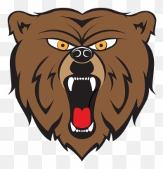 Angry Bear Face Clipart Free Download Transparent Png - Angry Bear Clipart Png Emoji,Fang Emoji Face