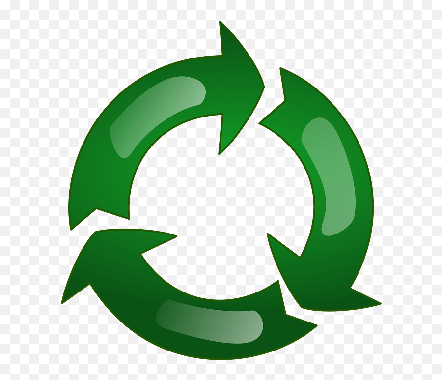 Green Recycling Logo Transparent Png - Recycle Gif Png Emoji,Recycling Emojis With A Blue Background
