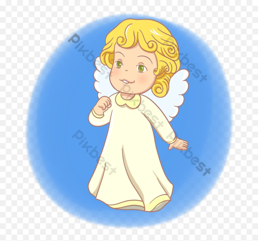 Drawing Cute Cartoon Angel Design Elements Png Images Psd Emoji,Animated Emoticons Squirrel