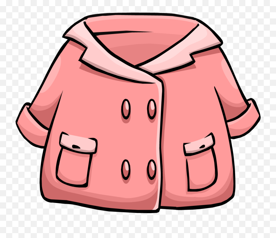 Pink Duffle Coat Club Penguin Wiki Fandom Emoji,Emojis Of Coat