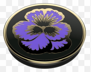 Enamel Flowering Iris Popgrip Popsockets Official Emoji,Japan Happy Emoticon Flower