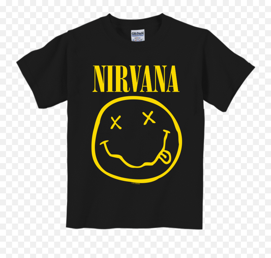 Smiley Toddler Tee - T Shirt Nirvana Emoji,Emoticon Shirt