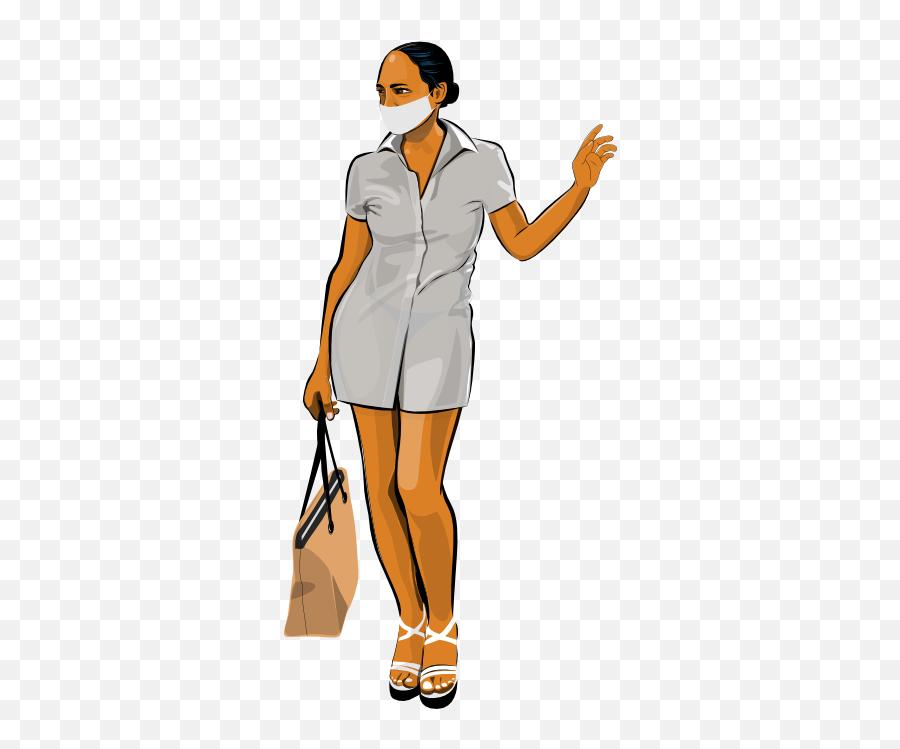 Masked Woman With Shopping Bag Emoji,Shop Bag Emoji