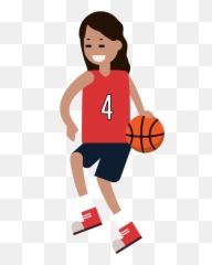 Buncee - History Of Basketball Emoji,Dancing Girl Ball Emoji