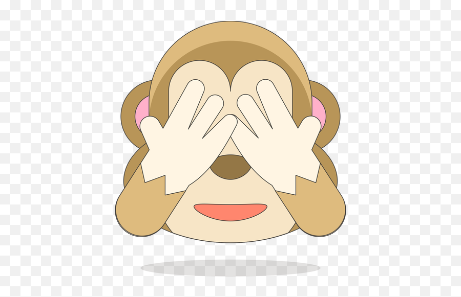 Streamline Emoji Icon Download,Monkey No See Emoji