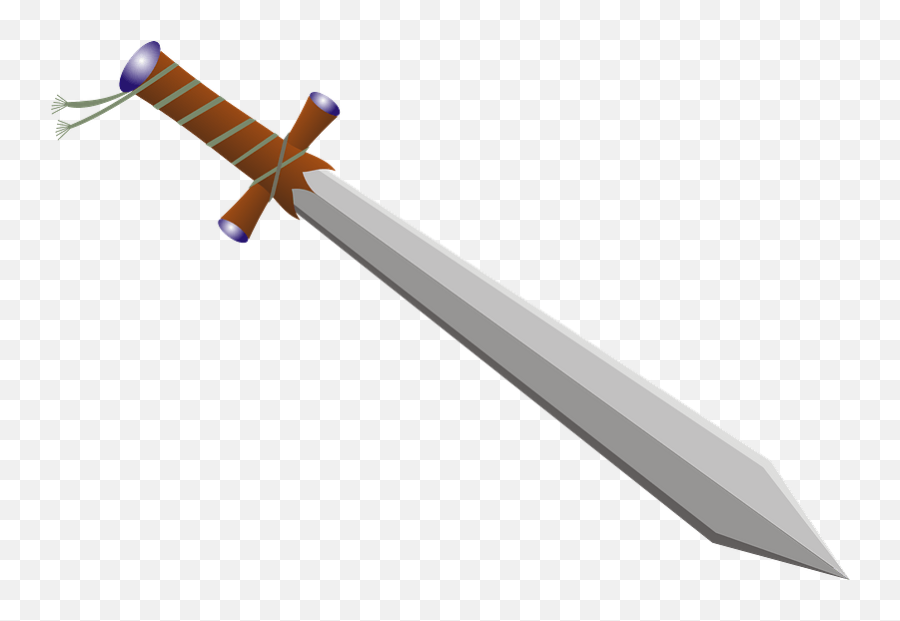 Sword 2 Clipart - Sword Clipart Transparent Background Png Emoji,Emoji Sword