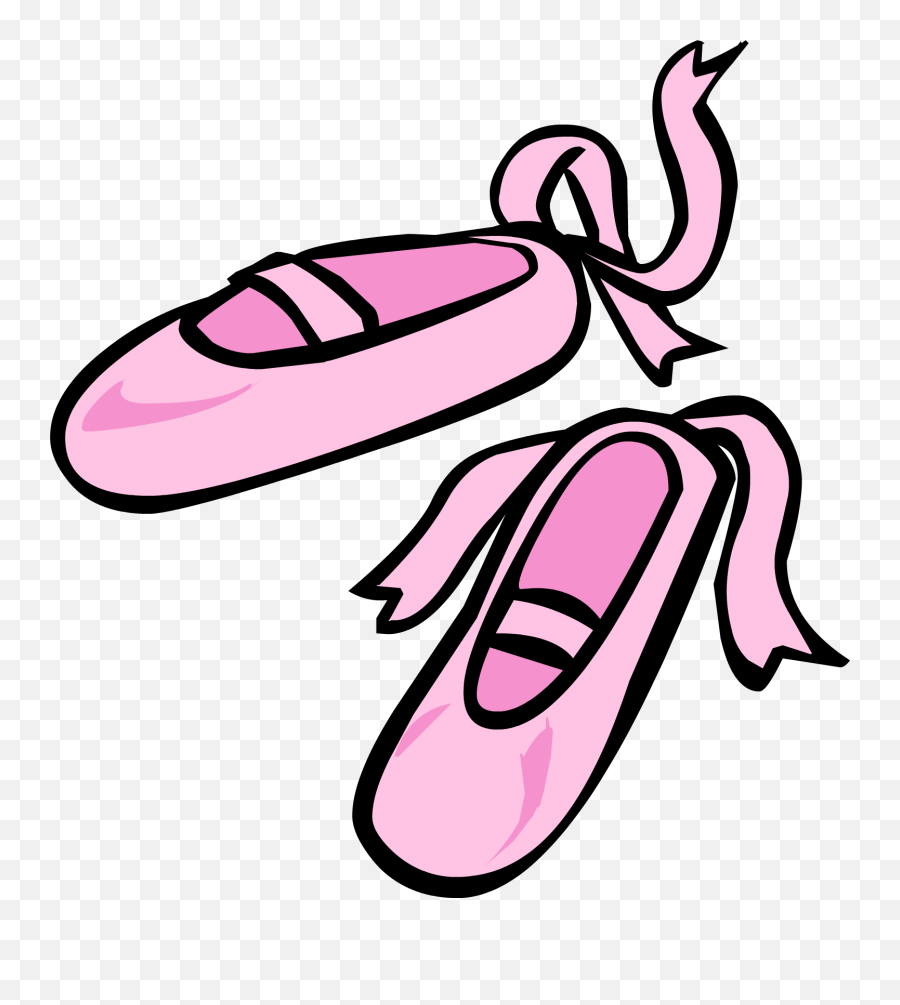 Ballet Slipper Silhouette Download - Ballet Shoes Clipart Emoji,Kids Emoji Slippers