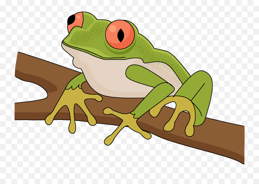 Tree Frog Clipart - Frog On The Tree Clipart Emoji,Green Frog Emoji
