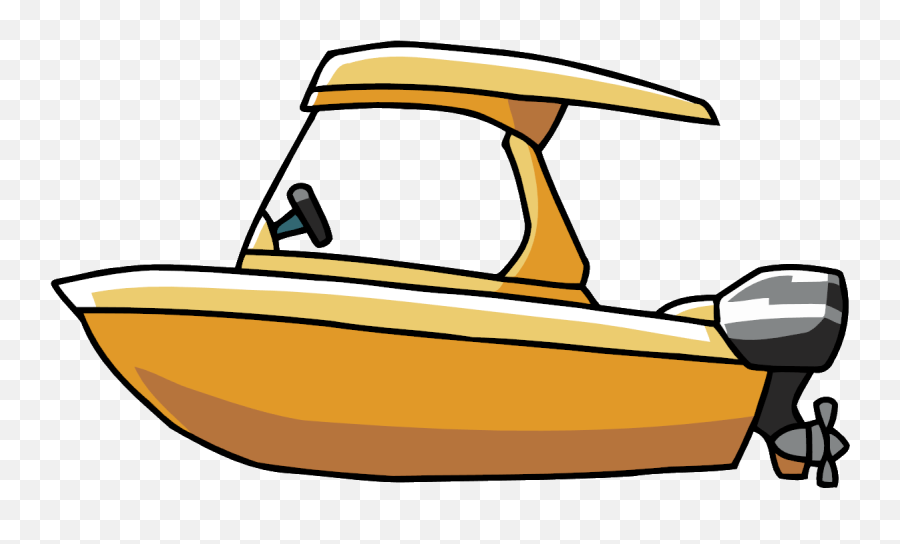 Boat Ftestickers Sticker - Motor Boat Clipart Png Emoji,Motorboat Emoji