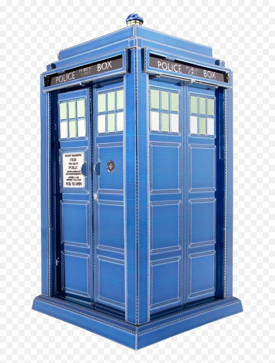 Metal Earth Doctor Who - Tardis Metal Earth Emoji,Tardis Emoticon Facebook