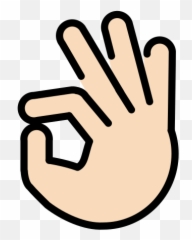 Light Skin Tone Emoji - Openmoji,White Hand Emoji