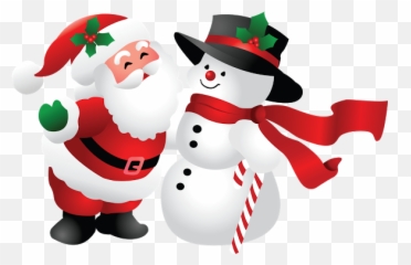Christmas Clipart Christmas Snowman - Christmas Santa And Snowman Clipart Emoji,Oompa Loompa Emoji