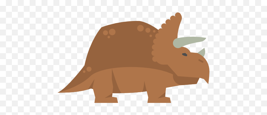 Triceratops - Triceratops Icon Png Emoji,Brontosaurus Emoji