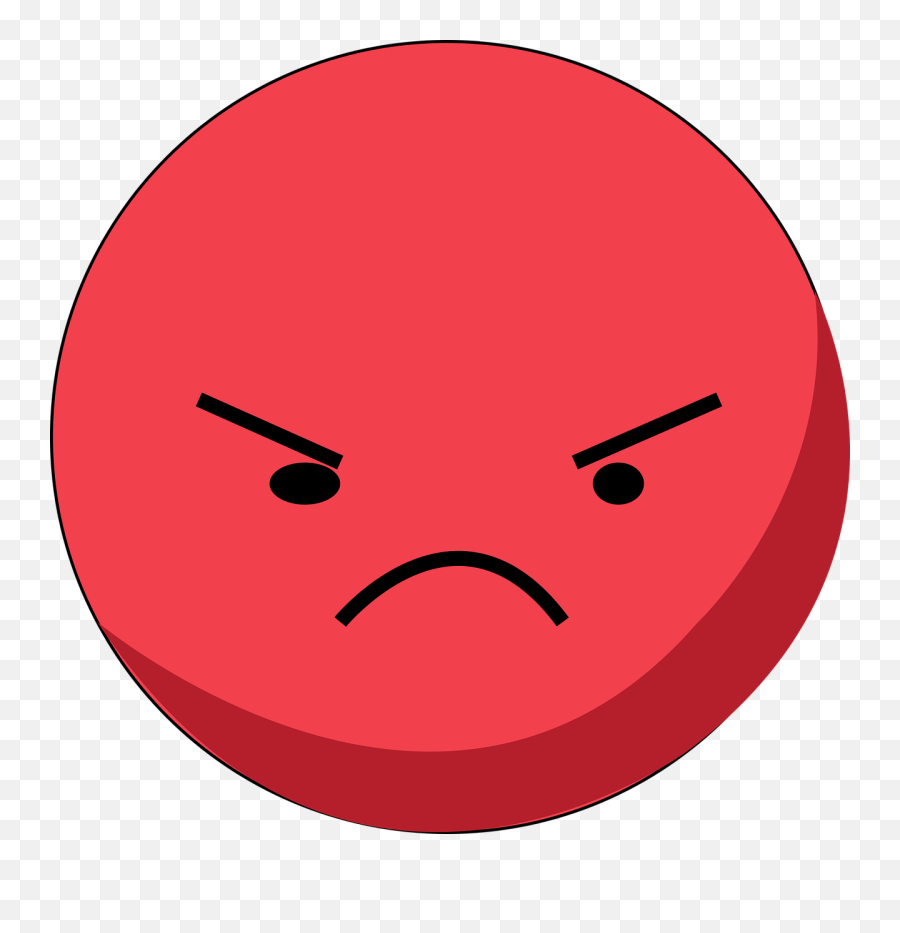 Angry Anger Emotion - Free Vector Graphic On Pixabay Dot Emoji,Emotion