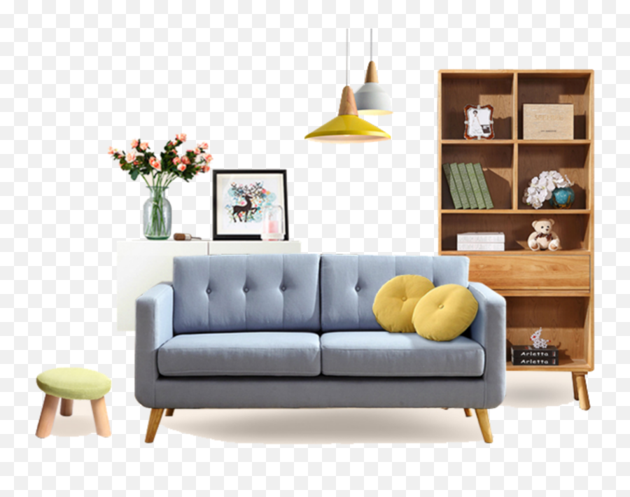 Ftestickers Room Livingroom Sticker By Pennyann - Living Room Furniture Png Emoji,Emoji Room Set