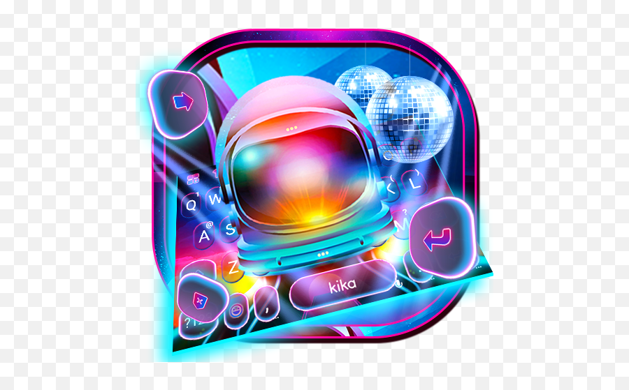 Disco Neon Light Beam Keyboard Theme - Dot Emoji,Laser Beam Emoji