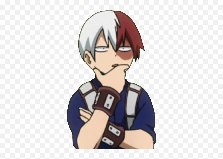 Todoroki Shoto Shouto Sticker - Shoto Todoroki Thinking Emoji,Todoroki Emoji