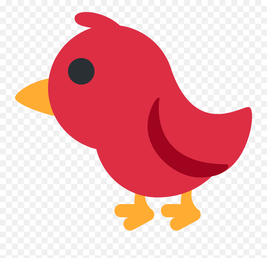 Cartoon Cardinal Bird 4 Buy Clip Art - Emoji Bird Png,Twitter Bird Emoji