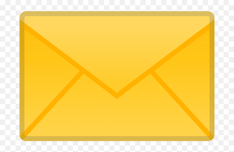 Envelope Emoji Clipart - Yellow Envelope Icon Png,Cd Envelope Mailbox Emoji