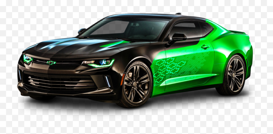 Chevrolet Camaro Car - Black And Green Camaro Emoji,Camaro Emoji