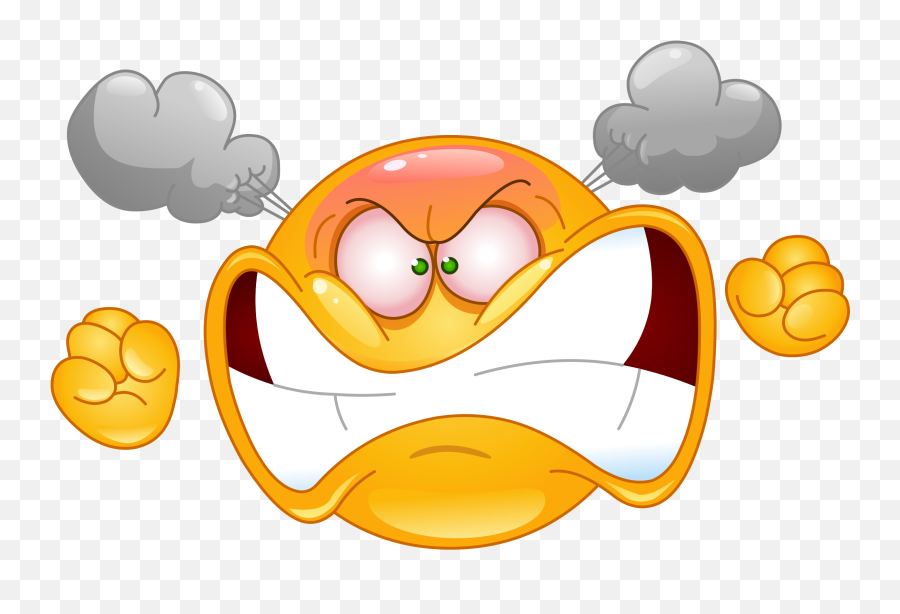 Steaming Mad Emoji Decal - Steam Coming Out Of Ears Emoji,99 Emoji