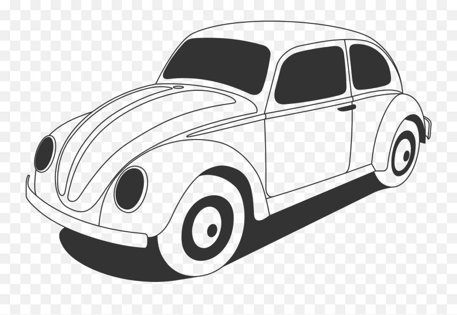 Library Of Black And White Classic Car - Vw Beetle Clipart Emoji,Free Downloadable Classic Cars Emojis