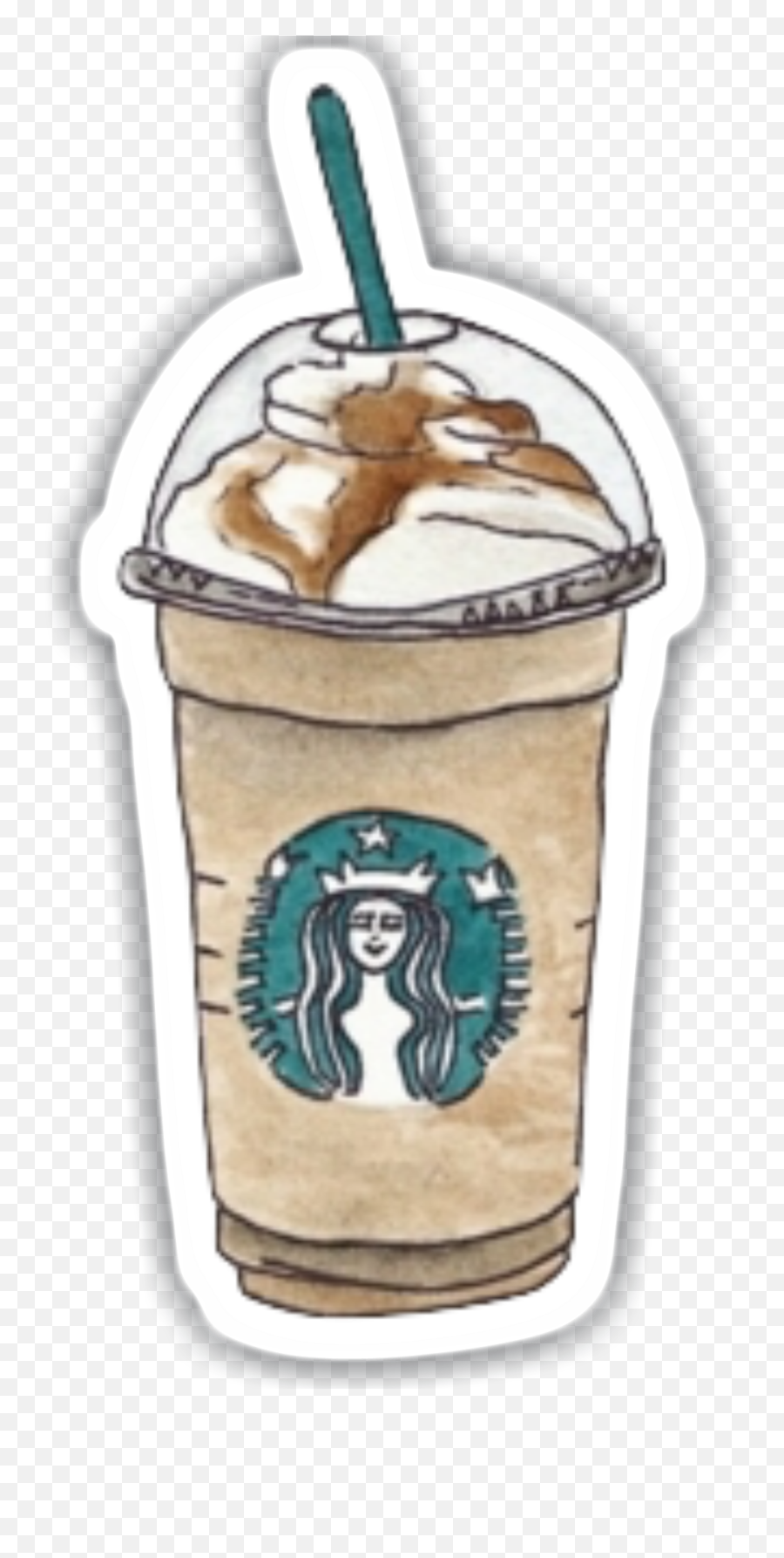 Download Coffee Iced Chocolate Hot - Cartoon Starbucks Coffee Cup Emoji,Chocolate Emoji