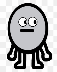 Bfb Zero Sticker By Object Show Fan2003u0027s Animations - Dot Emoji,Black And White Emoticon Objects