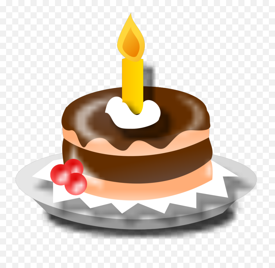 Birthday Cake And Candle Png Svg Clip Art For Web - Clip Art Emoji,Christmas Candle Emojis