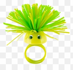 Ring - Ring Pom Girl Pom Small Emoji,Emotions Pom Pom Balls