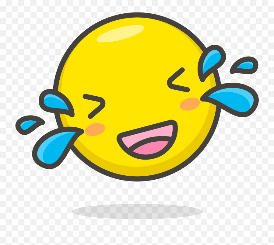 Download Hd Open - Vector Emoji Transparent Png Image Girl Rolling On The Floor Laughing,Emoji Vector