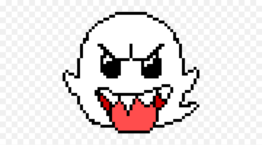 Pixel Art Gallery - Pixel Art Rings Emoji,Mario Ghost Emoticon Transparent