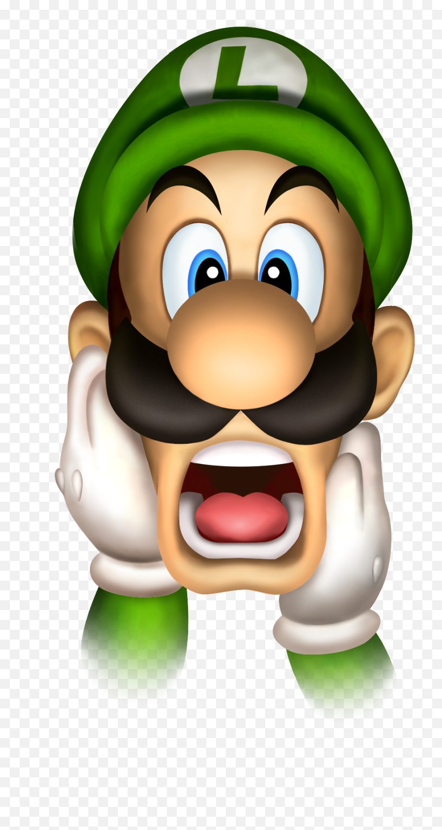 Luigi Mansion Png - Mansion Screaming Luigi Emoji,Pepe Discord Emojis Zip