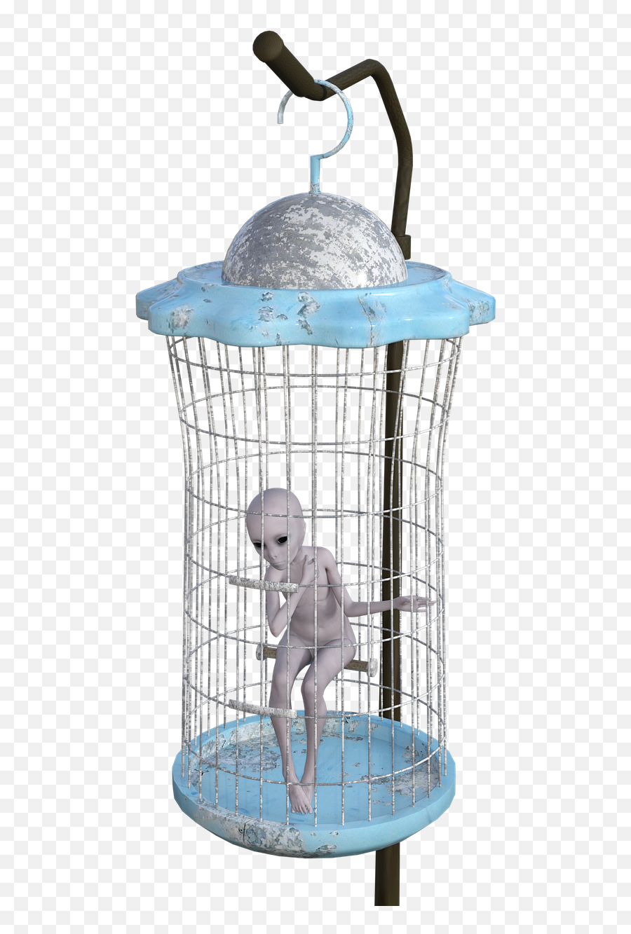 Alien Cage Trapped Solitude Png - Mesh Emoji,Cage Emoji