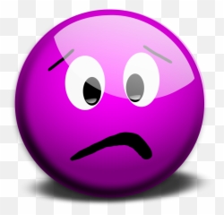 Free Clip Art M Face - 3 By Inky2010 Cute Purple Colorful Emoji,Mischievous Smile Emoticon