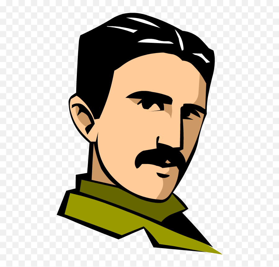 Current Electricity - Vector Nikola Tesla Png Emoji,Emoji And Brainpop