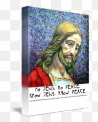 Jesus 4 No Jesus No Peace - Prophet Emoji,Painting Jeses And Emotions