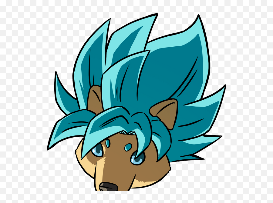 Saiyan Inu - Saiyan Inu Token Emoji,Super Saiyan Emoticon